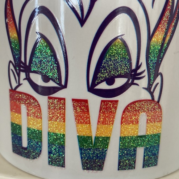 Rainbow Ursula Sparkle Diva Mug - Picture 4 of 6
